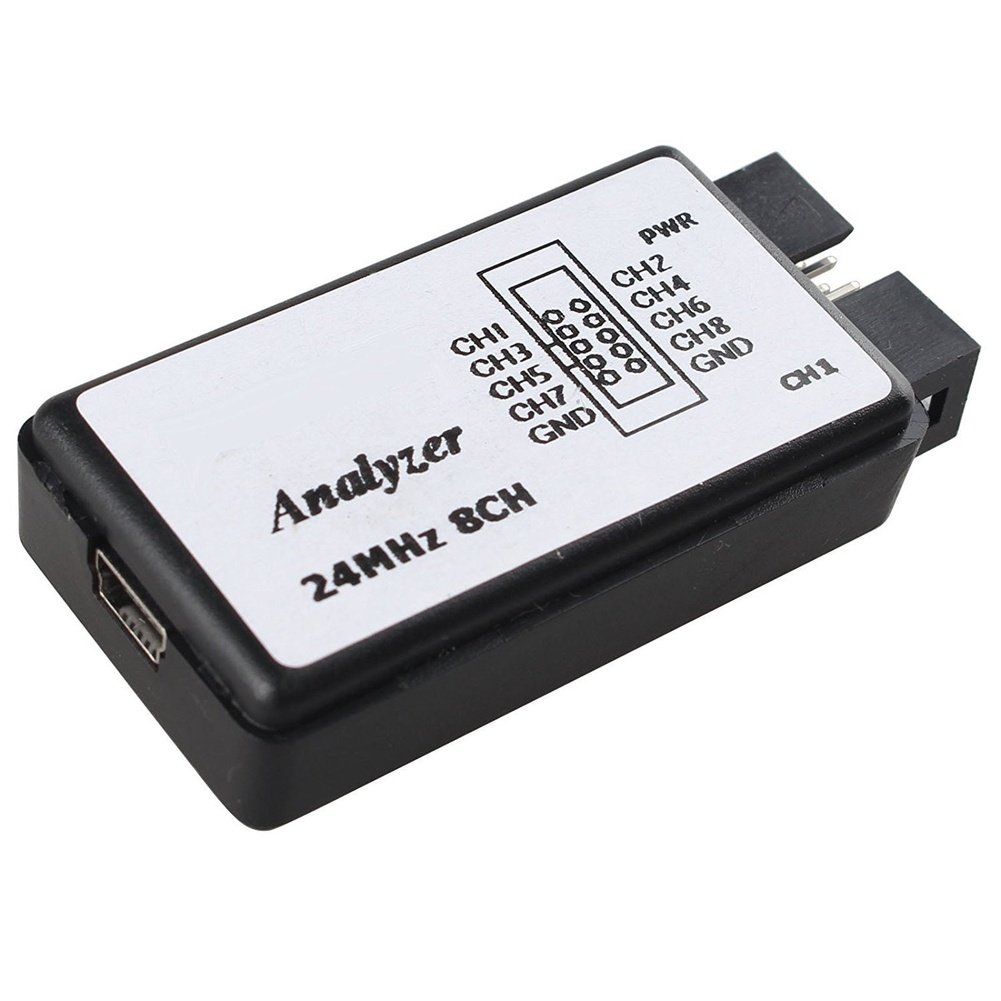 Logic Analyzer Usb - เครื่องวิเคราะห์ลอจิก USB 8 ช่อง 24MHz สำหรับไมโครคอนโทรลเลอร์