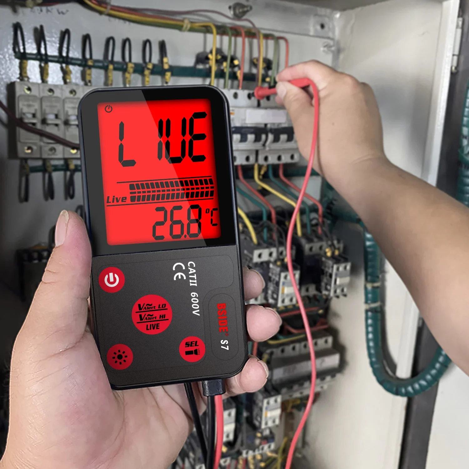 Logic Analyzer Usb - เครื่องทดสอบอเนกประสงค์สำหรับช่างไฟฟ้า โวลต์มิเตอร์ เครื่องตรวจจับแรงดันไฟฟ้า มิเตอร์ BSIDE มัลติมิเตอร์แบบดิจิตอล