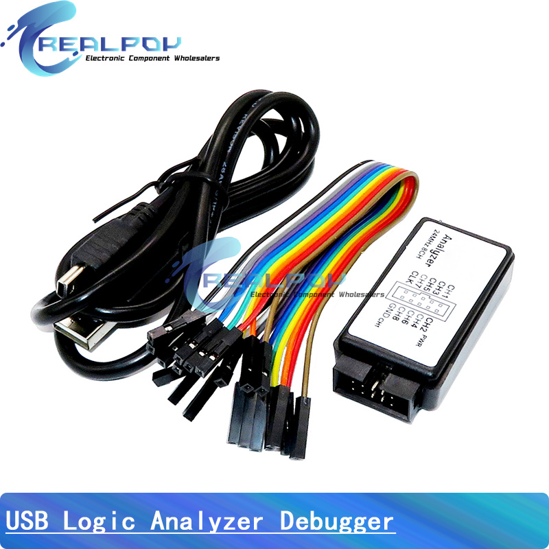 USB Logic Analyzer 24MHz 8 ช่อ - Logic Analyzer Usb บทวิจารณ์และราคา