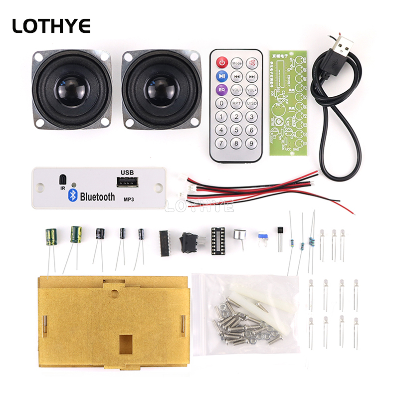 มินิแอมพลิฟายเออร์บลูทูธ 3W*2  - Diy Electronics Project Kit บทวิจารณ์และราคา