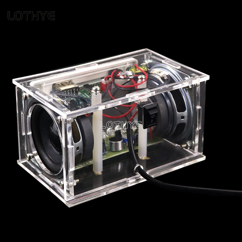 มินิแอมพลิฟายเออร์บลูทูธ 3W*2  - Diy Electronics Project Kit บทวิจารณ์และราคา