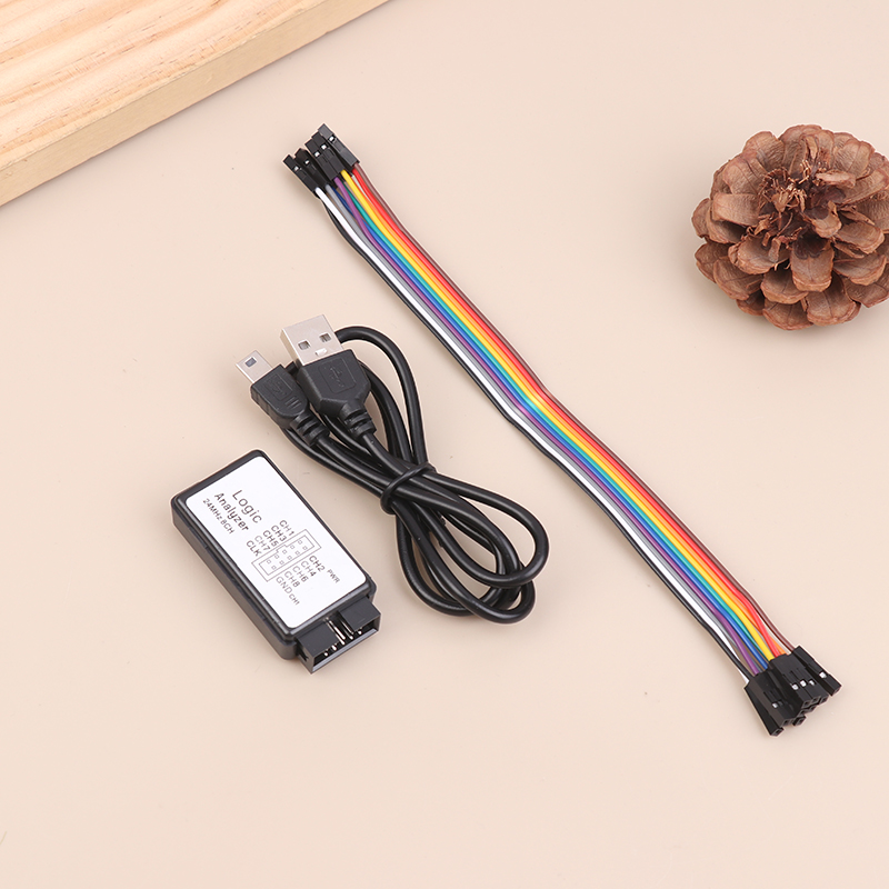 เครื่องวิเคราะห์ลอจิก USB 24MH - Logic Analyzer Usb บทวิจารณ์และราคา