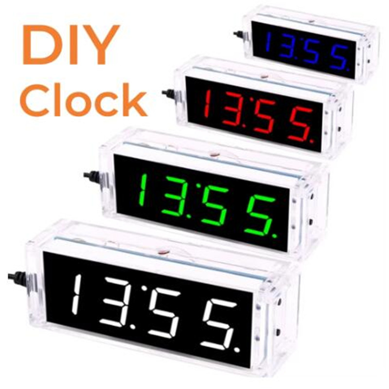 DIY นาฬิกาดิจิตอลชุดจอแสดงผลวั - Diy Electronics Learning Kit บทวิจารณ์และราคา