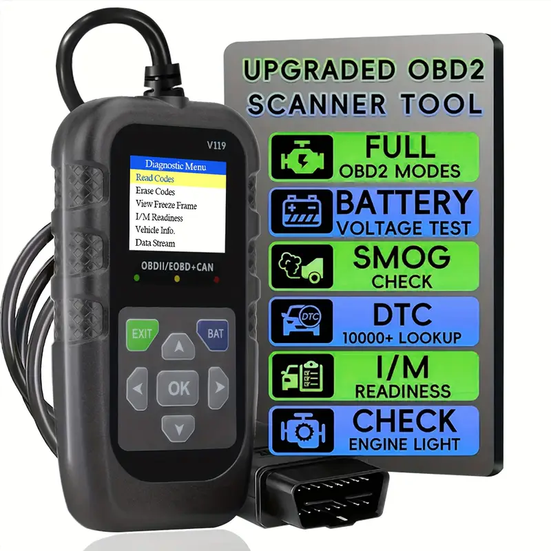 เครื่องอ่านโค้ด OBD2 รุ่น V119 - Logic Analyzer Usb บทวิจารณ์และราคา