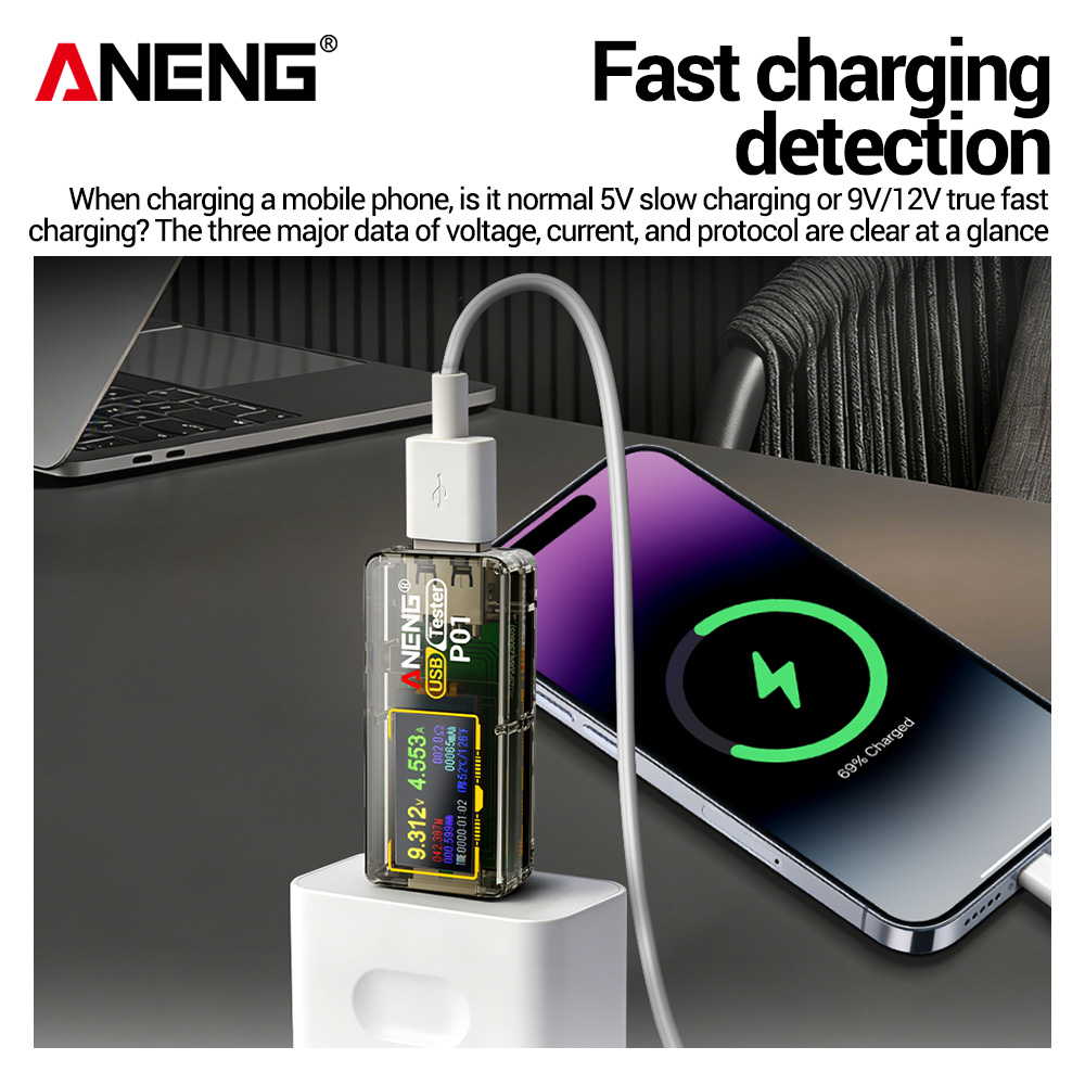เครื่องทดสอบ USB รุ่น ANENG P0 - Logic Analyzer Usb บทวิจารณ์และราคา